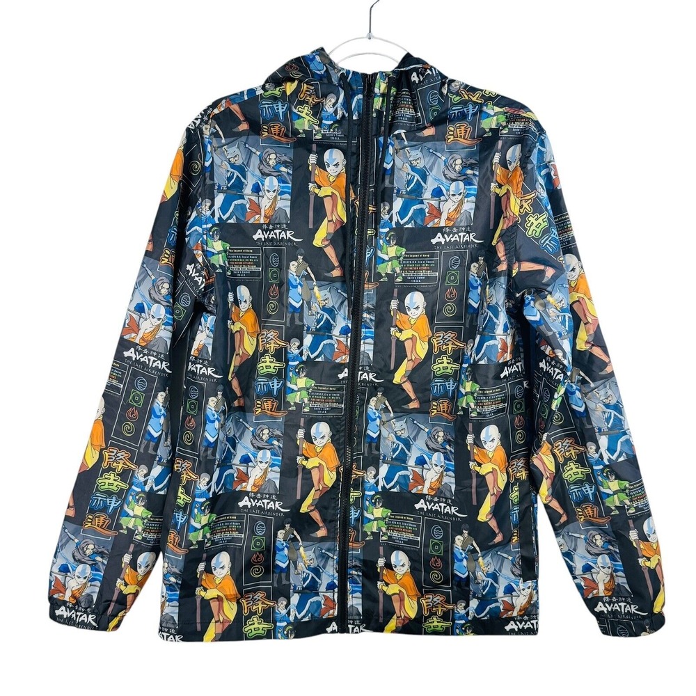 Nickelodeon Avatar‎ The Last Airbender Windbreaker Jacket Full All Over Print S